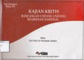 Kajian Kritis Rancangan Undang-Undang Keamanan Nasional