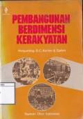 Pembangunan berdimensi kerakyatan