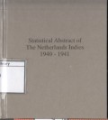 Statistical Abstract of The Netherlands Indies 1940 - 1941