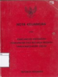 Nota Keuangan dan Rancangan Anggaran Pendapatan dan Belanja Negara Tahun 1992/1993