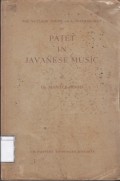The Nuclear Theme as a Determinant of Patet in Javanese Music