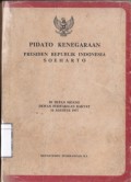 Pidato Kenegaraan Presiden Republik Indonesia Soeharto di depan Sidang Dewan Perwakilan Rakyat 16 Agustus 1977