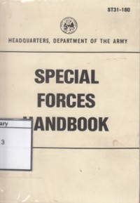 Image of Special Forces Hand Book