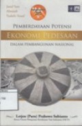 Pemberdayaan Potensi Ekonomi Pedesaan dalam pembangunan Nasional