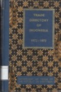 Trade Directory of Indonesia: 1972 - 1973