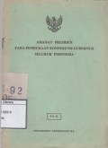 Amanat Presiden pada Pembukaan Konperensi Gubernur Seluruh Indonesia pada tanggal 19 Januari 1970 di Istana Negara