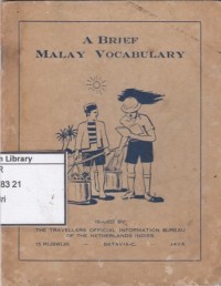 A brief Malay vocabulary