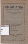 Advies advocaat prodeo (kapentingan dan keadilan)