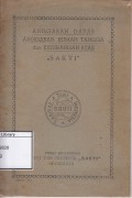 Anggaran dasar anggaran rumah tangga dan keterangan azas