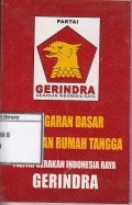 Anggaran dasar anggaran rumah tangga partai gerakan Indonesia raya Gerindra