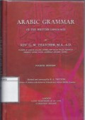 Arabic Grammar: of the Written Language