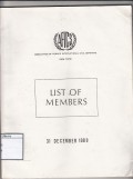 Association Of Former International Civil Servants (New York) : List Of Members