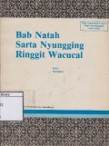 Bab natah sarta nyungging ringgit wacucal