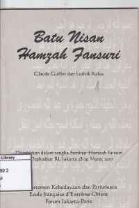 Batu Nisan Hamzah Fansuri
