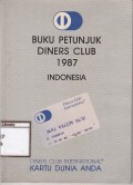 Buku petunjuk  diners club 1987 Indonesia
