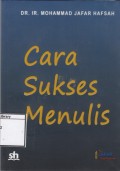 Cara sukses menulis