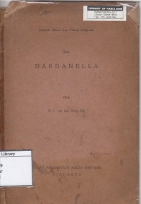 Dardanela: risalah aliran dan tokoh sedjarah