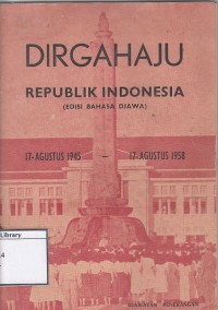 Dirgahayu Republik Indonesia 17 agustus 1945: Dalam bahasa jawa