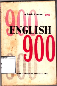 English 900: book one