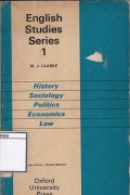 English Studies Series : History, Sociology, Politics, Economics, and Law