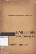 English for The SLTA : Students' Book III