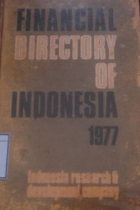 Financial Directory of Indonesia 1977