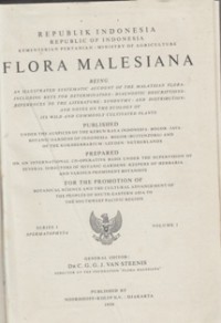 Image of Flora Malesiana: Malaysian Plant Collector and Collections