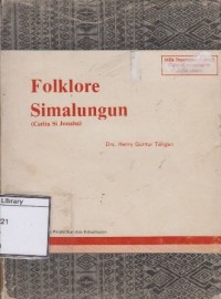 Folklore Simalungun (Cerita Si Jonaha)