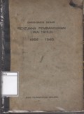 Garis-garis besar rentjana pembangunan lima tahun 1956-1960