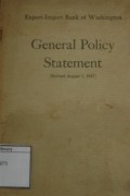 General Policy Statement (Revised August 1, 1947)