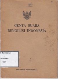 Genta Suara Revolusi Indonesia