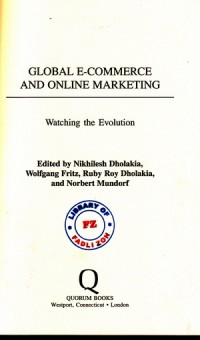 Global E-Commerce and Online Marketing: Watching the Evolution