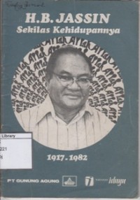 H.B. Jassin: Sekilas Kehidupannya 1917-1982