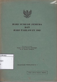 Buku acara: peringatan hari sumpah pemuda
