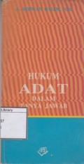 Hukum Adat dalam Tanya Jawab