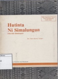 Hutinta Ni Simalungun (teka-teki simalungun)