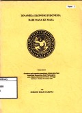 Dinamika ekonomi indonesia dari masa ke masa
