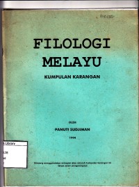 Filologi melayu: kumpulan karangan