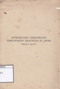 Image of Introducing Democratic Employment Practice in Japan