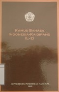 Kamus Bahasa Indonesia-Kaidipang (L-Z)
