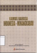 Kamus Bahasa Indonesia -- Minangkabau