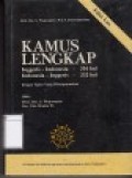Kamus Lengkap: Inggeris - Indonesia, Indonesia - Inggeris: Dengan Ejaan Yang Disempurnakan