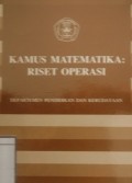 Kamus Matematika: Riset operasi