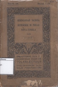 Kesengsaraan nachoda heemskerck di poelau nova-zembla