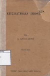 Kesusastraan Indonesia