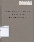 Kitab Oendang-Oendang Hoekoeman Hindia - Belanda