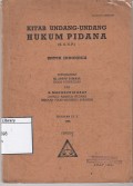 Kitab Undang-Undang Hukum Pidana untuk Indonesia