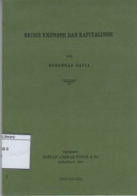 Krisis Ekonomi dan Kapitalisme