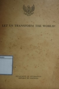 Let Us Transform the World: opening address