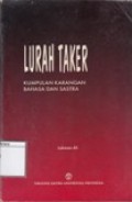 Lurah Taker: Kumpulan Karangan Bahasa dan Sastra